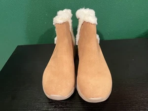 Skechers Gogamat Damenstiefel braun Fell Größe 7 - Bild 1 von 10