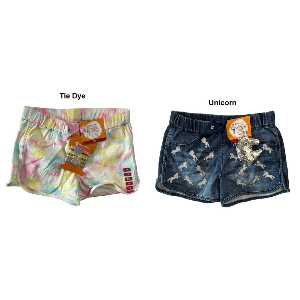 Member's Mark Girl's My Favorite Knit Elastic Waistband Denim Short - Image 1 of 1