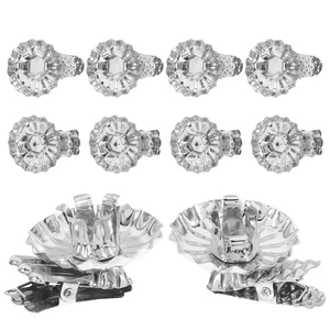  20 Pcs Candlestick Clip Taper Holders Metal Candler Chiristmas Clips - Picture 1 of 12