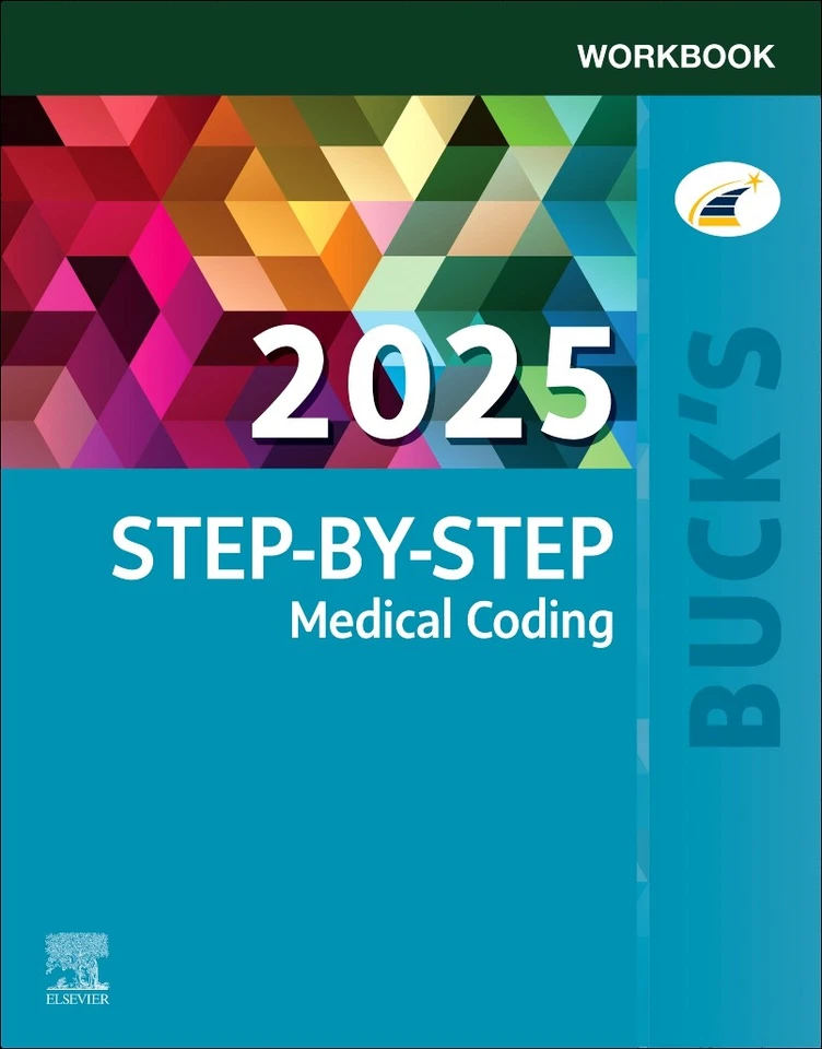 Buck's Workbook for Step-by-Step Medical Coding, 2025 Edition - Image 1 of 1