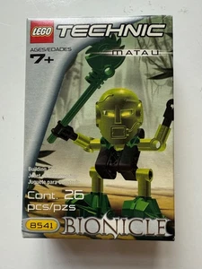LEGO 8541 BIONICLE Matau Technic Nuevo Sellado de Fábrica Fuera de Uso 2001 Envío Rápido - Imagen 1 de 6