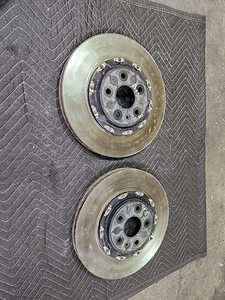 GM OE Brembo Front 2 Piece Rotors Pair 2016+ Cadillac ATS-V Chevy Camaro SS 1LE - Picture 1 of 7