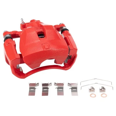 前右制动卡钳红色带支架适用于 2007 - 2012 年雷克萨斯 ES350 凯美瑞 — 第 1/4 张图片