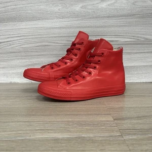Converse rote Gummi High Top Schuhe Größe 5 Chuck Taylor All Star Hi Tops Turnschuhe - Bild 1 von 14