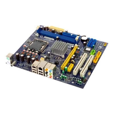 Mainboard Foxconn MCP73M04 Socket LGA775 DDR2 PCIe PCI SATA IDE MicroATX - Image 1 of 3