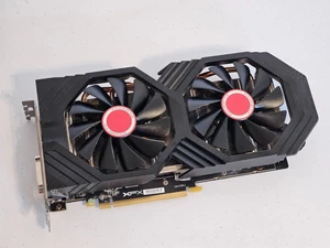 AMD Radeon RX 580 XFX 8GB Black Edition Graphics Card Used Good - Picture 1 of 7