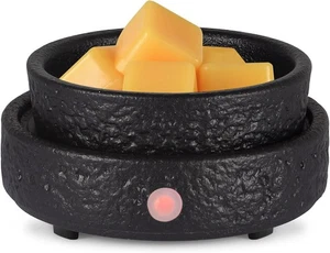 Fragancia Calentador de Fusión de Cera Cerámica, Calentador de Velas Eléctrico 3 en 1, Negro  - Imagen 1 de 6