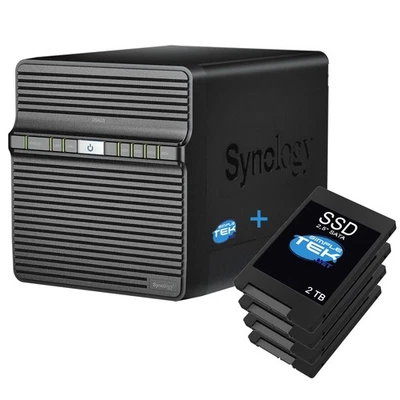 Synology DS423 Diskstation Nas 4-bay 3,5/2,5 " Lan Usb-A With SSD 8tb (4x2tb)_ - Image 1 of 4