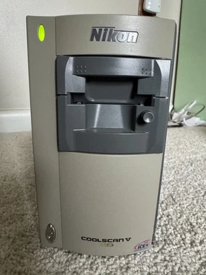 Nikon CoolScan V ED LS-50 Film Scanner w/ MA-21 Slide Adapter, Tested Working - Image 1 of 4