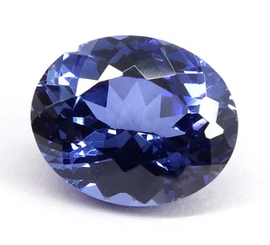 AAA Tanzania naturale blu tanzanite taglio ovale certificato pietra preziosa sfusa 12x10 mm - Foto 1 di 10