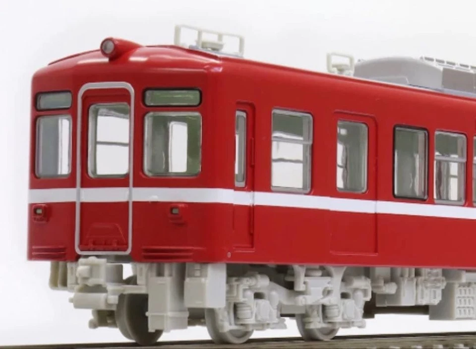 Set 4 auto Tenshodo 1/80 Keikyu prima generazione serie 1000 con parti... - Immagine 1 di 4