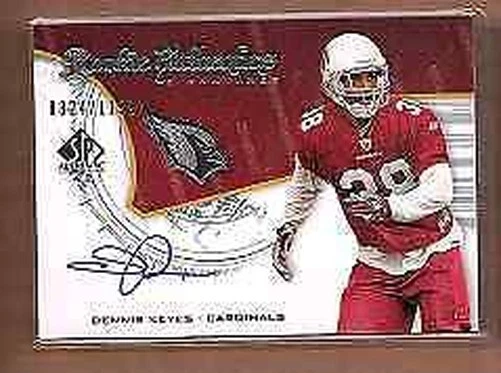 A9670- 2008 SP Authentic #220 Dennis Keyes RC Auto /1199 SAMPLE - Image 1 of 2