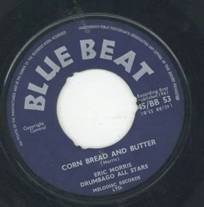 " CORN BREAD AND BUTTER." eric morris & drumbago all stars. BLUE BEAT 7in 1961. - Picture 1 of 2