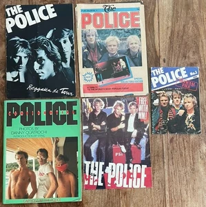 THE POLICE - TOUR PROGRAMME / PHOTO BOOK / 3 FANZINES / VG TO EX CONDITION - Picture 1 of 11
