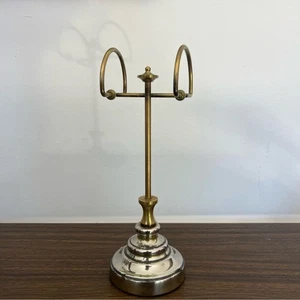 Stiffel Brass Elegant Gold and Silver Towel Holder or Jewelry Stand Unknown - Picture 1 of 7
