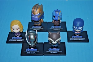 Marvel Avengers Figure Set 6 Pieces Collectible Gashapon antMan Thanos Capt 1409 - Picture 1 of 15