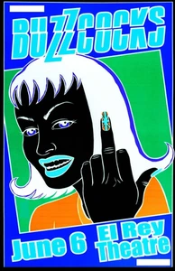 2003 BUZZCOCKS KONZERT POSTER WANDKUNSTDRUCK EL RAY THEATRE LOS ANGELES CALI - Bild 1 von 1