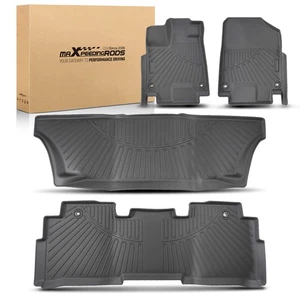 Front Floor Mats + Rear Floor Mat For Honda Odyssey 2018-2025 1st and 2nd row - Bild 1 von 13