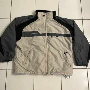 Columbia Convert Men’s XL Ski Jacket Beige Gray Black Vintage Outdoor Winter - Picture 1 of 13