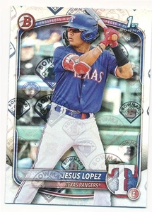 JESUS LOPEZ 2025 BOWMAN PROSPECTS LOGO #BP-88 TEXAS RANGERS MINT - Picture 1 of 2
