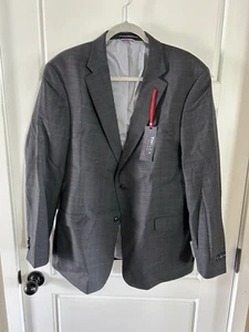 TOMMY HILFIGER Mens Gray Modern Fit Blazer 44r $460 TH Flex - Picture 1 of 4