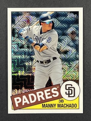 2020 Topps - Silver Pack 1985 Topps Chrome Baseball Manny Machado #85C-32 - Image 1 of 2