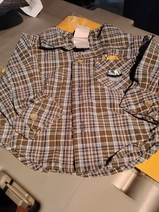 Vintage Disney Baby Winnie Puuh Hemd mit Knopfleiste Größe 3-6 Monate - Bild 1 von 5