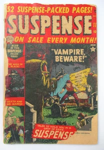 SUSPENSE #23 - 1952 ATLAS, FR+, STAN LEE STORY, EVERETT CVR, INFANTINO, MANEELY - Bild 1 von 3
