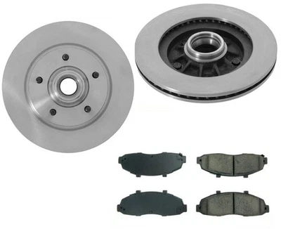 Se adapta a Ford 1997 1998 F150 tracción trasera ABS freno rotores delanteros con tambor R Foto 1 de 4