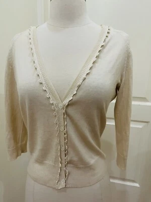 tory burch cashmere cardigan sz s Foto 1 de 4