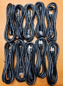 Bundle of 10x 8FT Power Cords (13A 125V) - 3 x 1.31mm2(16AWG), 300V, E325848 - Picture 1 of 5