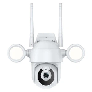 Tuya Telecamera di Sicurezza WiFi PTZ con Doppia Luce 5.0MP Alexa Google - Imagen 1 de 5