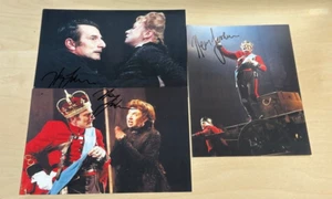 3 x Hand Signed Henry Goodman Royal Shakespeare Company Photo Cards Autograph - Picture 1 of 6
