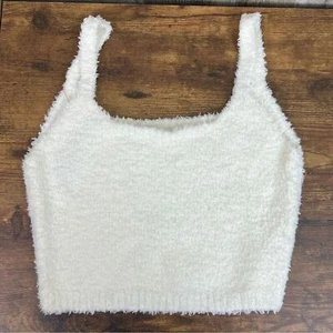 Skims Plus Size 2X/3X Women’s Cozy Knit Tank Cream/Bone Color Super Soft - Picture 1 of 7