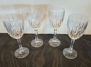 Gorham Regalta langer Stiel Kristall Weingläser 8,5" hoch - 4er Set - Bild 1 von 4