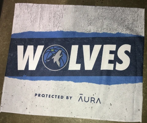 Timberwolves Play In Game NBA Playoffs Team SGA PROMOTION Fan Rally Towel AURA Cover