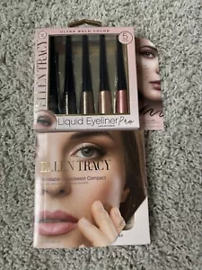 Lots of 2 Ellen Tracy 5 Pk Eyeliner & Blush, Bronzer, Highlighter 4 Shades, New - Picture 1 of 3