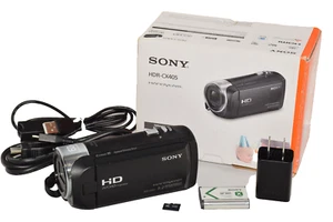 Sony HDR-CX405 Videocamera Exmor R Sensore CMOS - Nera -Funzionante ma Leggi Descrizione - Foto 1 di 19