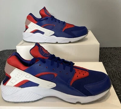 Nike Air Huarache City London Mens Trainers UK Shoe Size 11  Blue Red White — 第 1/4 张图片