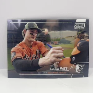 2022 Topps Stadium Club Chrome Austin Hays Base #395 Baltimore Orioles - Picture 1 of 2