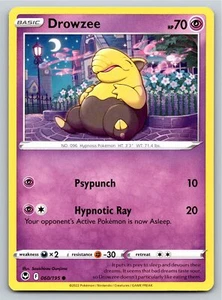 Tarjeta Pokémon Tempestad Plata Común Drowzee 060/195 - Casi Nueva - Imagen 1 de 2