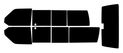 Window Tint For Volkswagen Eurovan Mini Van 1992-2005 Precut Ceramic Film Kit - Image 1 of 4