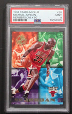 1994 TOPPS STADIUM CLUB MEMBERS ONLY 50 MICHAEL JORDAN #20 CARD PSA 9 MINT