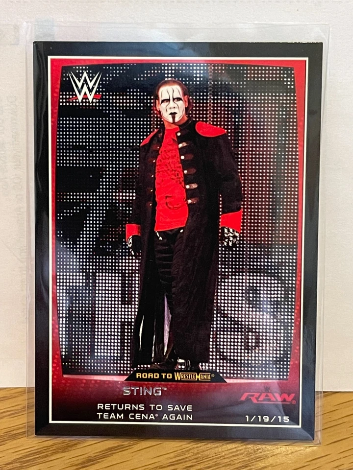 2015 Topps WWE Road to Wrestlemania Sting #82 - Image 1 of 2