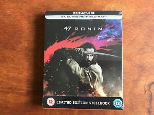 47 Ronin - UK Exclusive 4K UHD + Blu-ray Collector's Steelbook. New & Sealed.