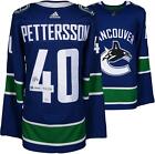 Elias Pettersson Vancouver Canucks Signed Adidas Jersey w/Debut 10/3/18 Insc