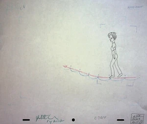 Beavis and Butt-Head 1993 SIGNED Yvette Kaplan Production Hand Drawn Art #YK - Picture 1 of 3