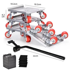 5x Möbelheber Set Möbelroller Transportroller Möbelheber Umzughelfer Möbelrücker - Bild 1 von 17