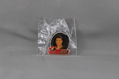 Pin de hockey del equipo de Canadá - Pin olímpico 2002 Mario Lemieux - Pin de celuloide Foto 1 de 3