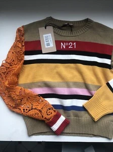 No.21 girls mixed sweater NWT Sz 10 - Picture 1 of 2